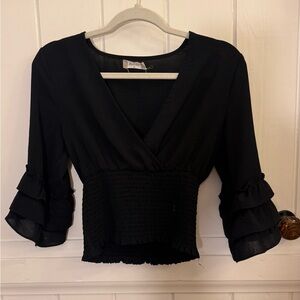 Altar’s state ruffle sleeve shirt, size medium